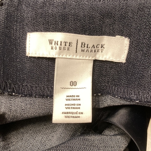 White House Black Market denim pencil skirt - Picture 5 of 7